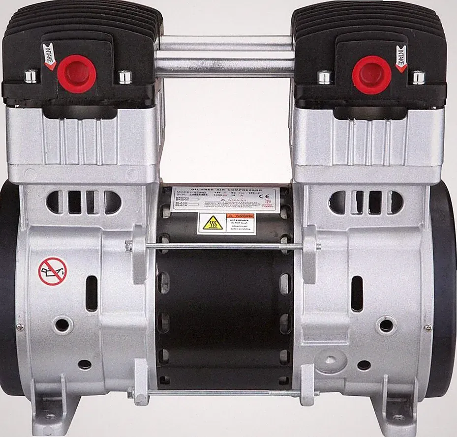 2 HP Ultra Quiet and Oil-Free Air Compressor Motor Replacement Overload Protect