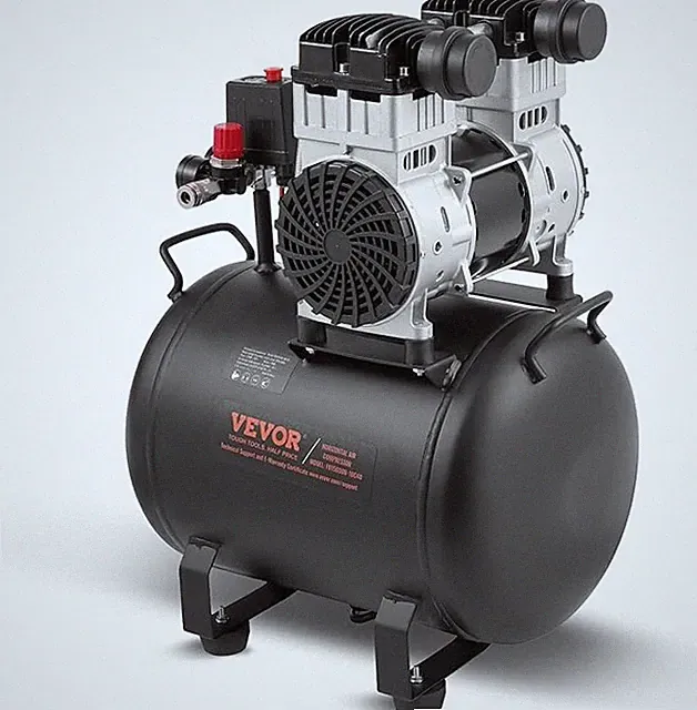 VEVOR 10 Gallon Oil Free Compressor 125PSI 78dB Quiet